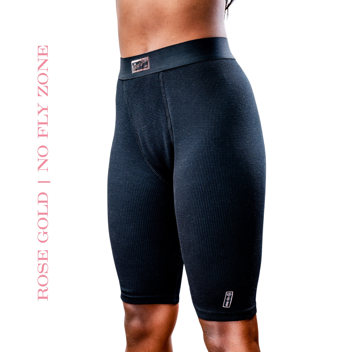 ROSE GOLD | No Fly Zone Waffle-Knit Thermal Underwear – Sir Short John