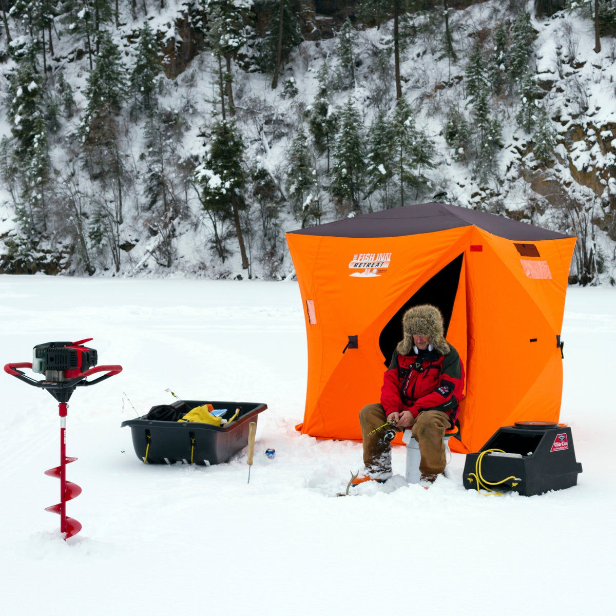 GOLD Fly Zone thermal underwear shorts for ice fishing and cold weather