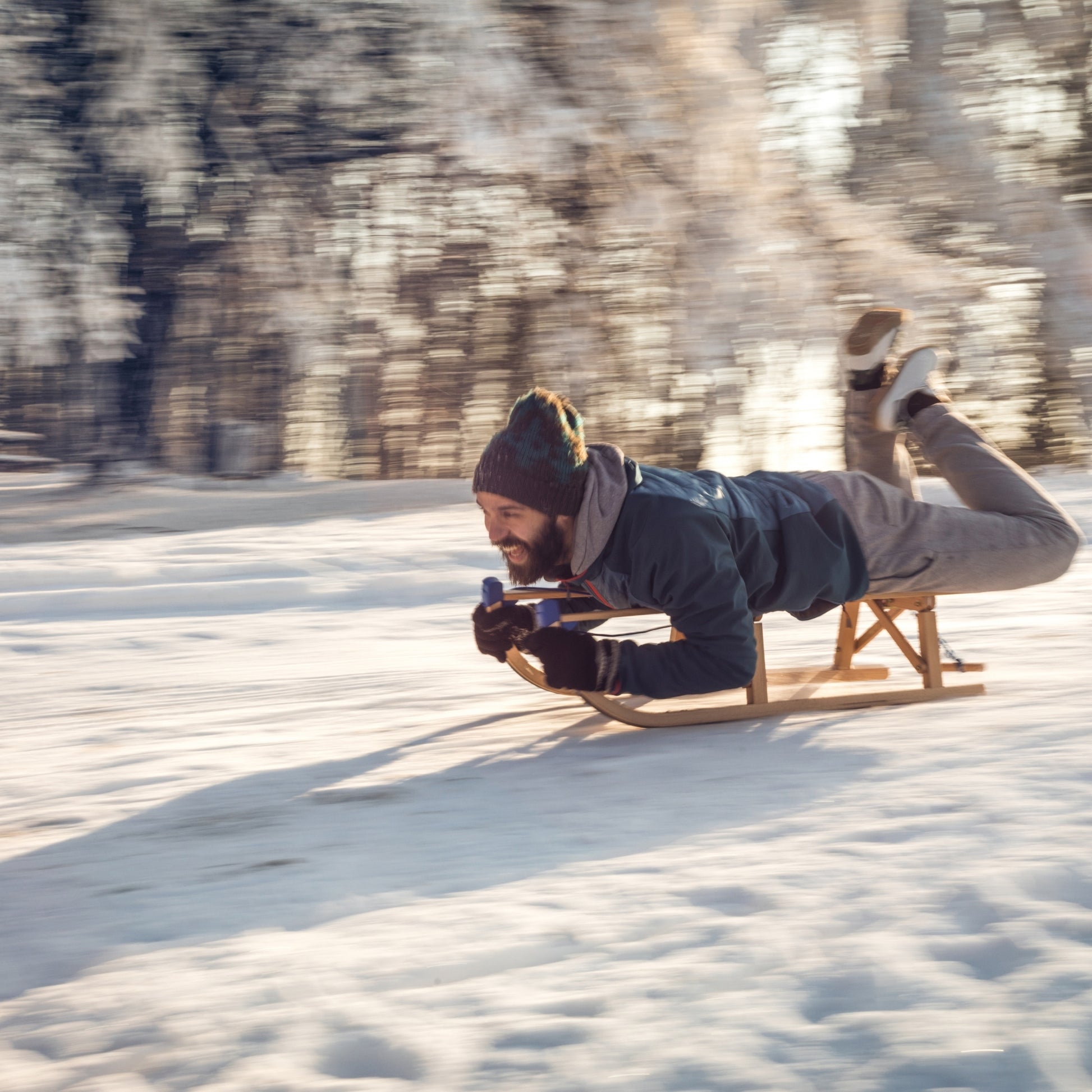 GOLD Fly Zone thermal underwear shorts for sledding and outdoor winter activities